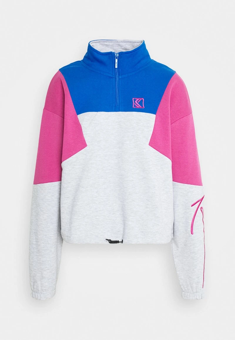 Karl Kani SIGNATURE BLOCK TROYER - Sweatshirt - Grey, Damen 7 Karl Kani SIGNATURE BLOCK TROYER - Sweatshirt - Grey, Damen – Bild 5