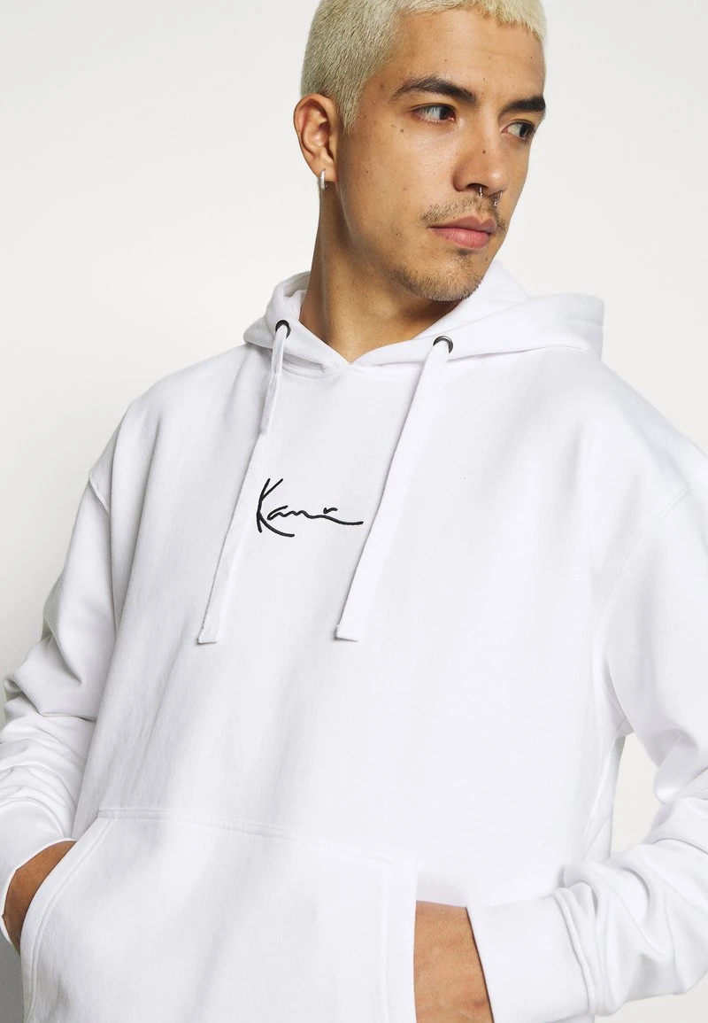 SIGNATURE HOODIE - Kapuzenpullover - white/black Karl Kani SIGNATURE HOODIE - Kapuzenpullover - White/black, Herren -Outlet KARL KANI Store 8a1a573c9d1e44d8ae302dca8f46872d