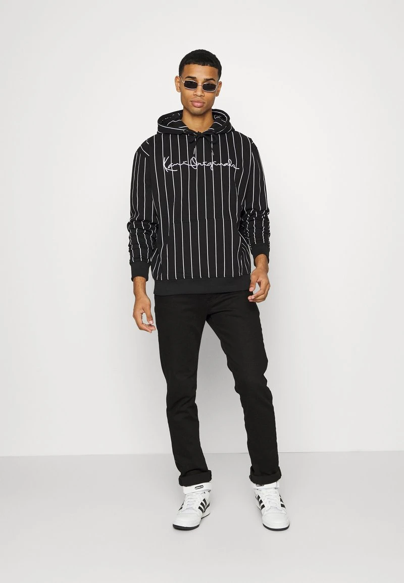 ORIGINALS PINSTRIPE HOOD UNISEX - Kapuzenpullover - black Karl Kani ORIGINALS PINSTRIPE HOOD UNISEX - Kapuzenpullover - Black -Outlet KARL KANI Store 8b9deea952474ace8626ecb6ca227054