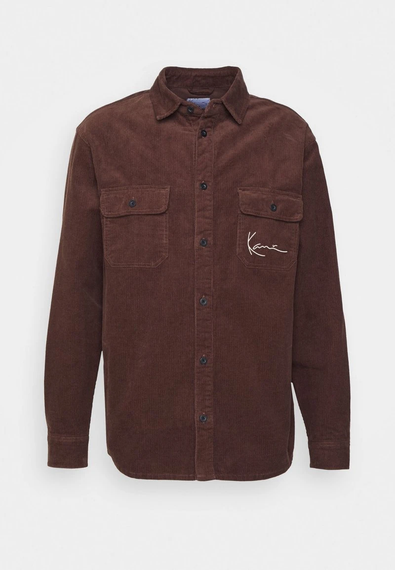 Karl Kani CHEST SIGNATURE SHIRT UNISEX - Übergangsjacke - Brown 7 Karl Kani CHEST SIGNATURE SHIRT UNISEX - Übergangsjacke - Brown – Bild 5