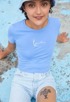 Karl Kani SIGNATURE - T-Shirt Print - Blue, Damen 4 Karl Kani SIGNATURE - T-Shirt Print - Blue, Damen -Outlet KARL KANI Store 8c193c89be264a9897256cfa622bb454