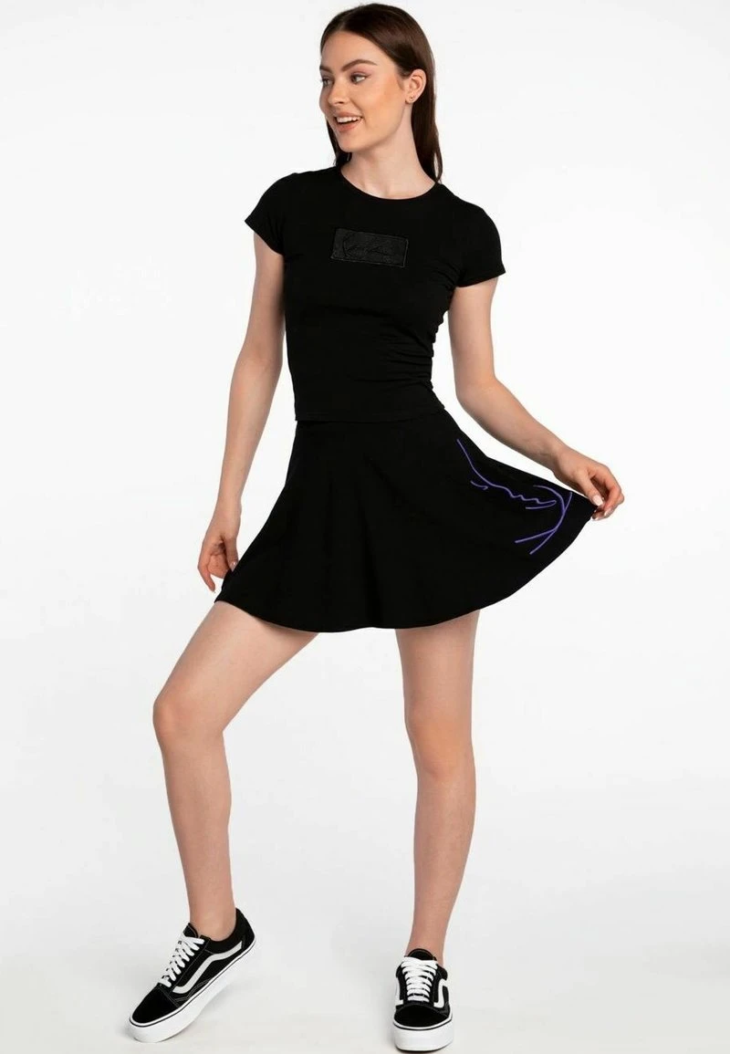 T-Shirt print - black Karl Kani T-Shirt Print - Black, Damen -Outlet KARL KANI Store 8d1cb8de17084395b781ed1323aebef1