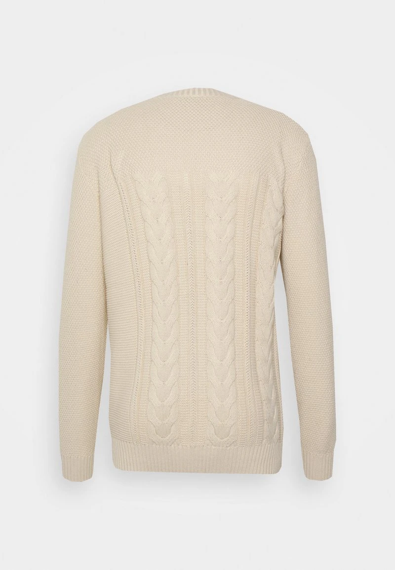 Karl Kani SIGNATURE BLOCK KNIT CREW - Strickpullover - Light Sand, Herren 4 Karl Kani SIGNATURE BLOCK KNIT CREW - Strickpullover - Light Sand, Herren – Bild 2
