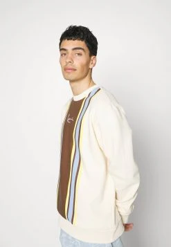 Karl Kani SMALL SIGNATURE STRIPE CREW UNISEX - Sweatshirt - Cream 16 Karl Kani SMALL SIGNATURE STRIPE CREW UNISEX - Sweatshirt - Cream -Outlet KARL KANI Store 8eef90004ca84720b1f42025bda8d3b8