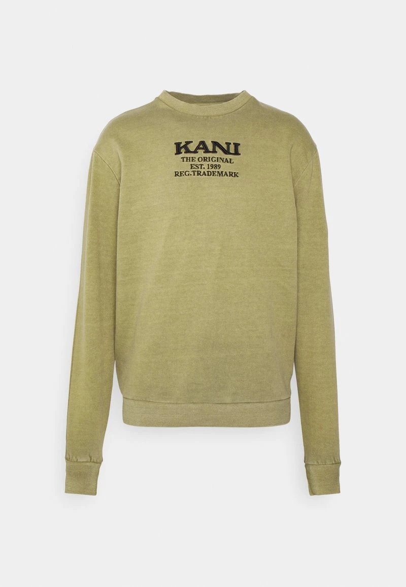 Karl Kani RETRO WASHED CREW UNISEX - Sweatshirt - Dark Green 6 Karl Kani RETRO WASHED CREW UNISEX - Sweatshirt - Dark Green – Bild 4