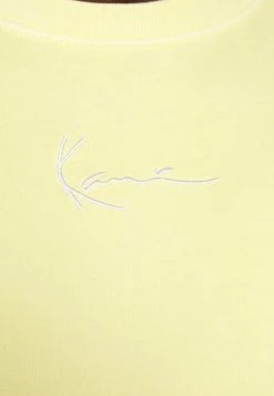 Karl Kani SMALL SIGNATURE WASHED CREW UNISEX - Sweatshirt - Light Yellow -Outlet KARL KANI Store 8f6625d500bc46fd918b346251284e4b