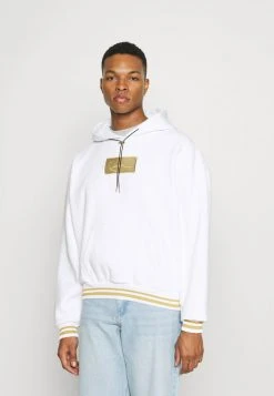 Karl Kani SMALL SIGNATURE BOX HOODIE UNISEX - Sweatshirt - White