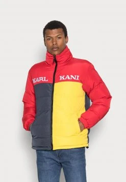 Karl Kani UNISEX RETRO REVERSIBLE BLOCK PUFFER JACKET RED - Winterjacke - Red