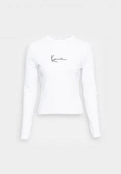 Karl Kani SMALL SIGNATURE - Langarmshirt - White, Damen 10 Karl Kani SMALL SIGNATURE - Langarmshirt - White, Damen -Outlet KARL KANI Store 9183a72c6d2d45b985fde4f550093014