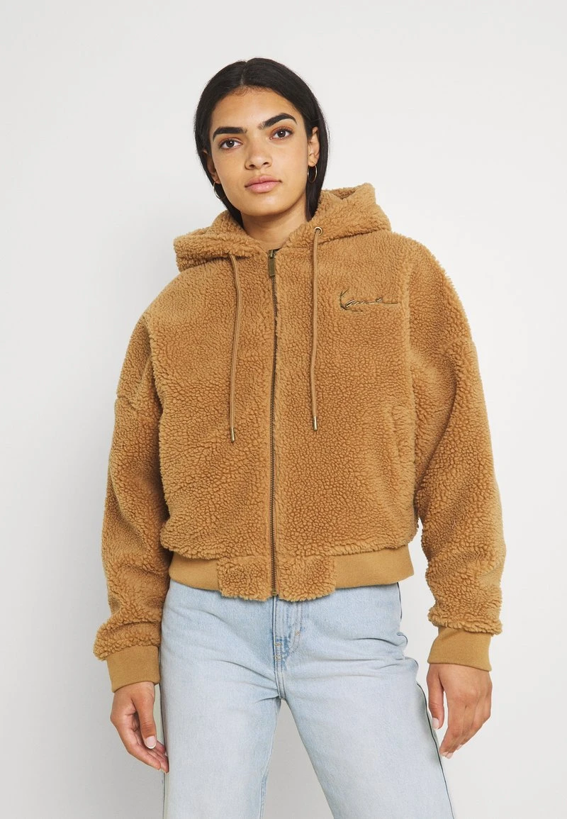 Karl Kani SIGNATURE - Fleecejacke - Sand, Damen 3 Karl Kani SIGNATURE - Fleecejacke - Sand, Damen