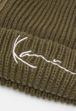 Karl Kani SIGNATURE FISHERMAN BEANIE UNISEX - Mütze - Olive -Outlet KARL KANI Store 91c40557a56846bd9c3f791bfd1e0c91