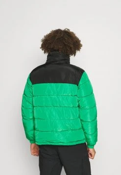 Karl Kani RETRO BLOCK PUFFER JACKET UNISEX - Winterjacke - Black/green -Outlet KARL KANI Store 929f12af5e2a4e20afa71d59f878bb86