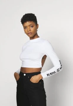 Karl Kani RETRO CROPPED - Langarmshirt - White, Damen