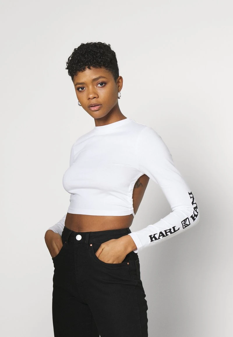 Karl Kani RETRO CROPPED - Langarmshirt - White, Damen 3 Karl Kani RETRO CROPPED - Langarmshirt - White, Damen