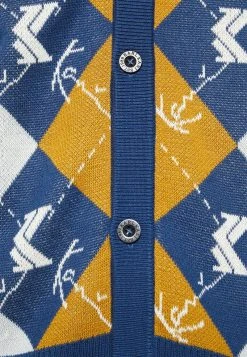 Karl Kani LOGO CARDIGAN UNISEX - Strickjacke - Navy -Outlet KARL KANI Store 93255f702bfe429988858ab855348efc