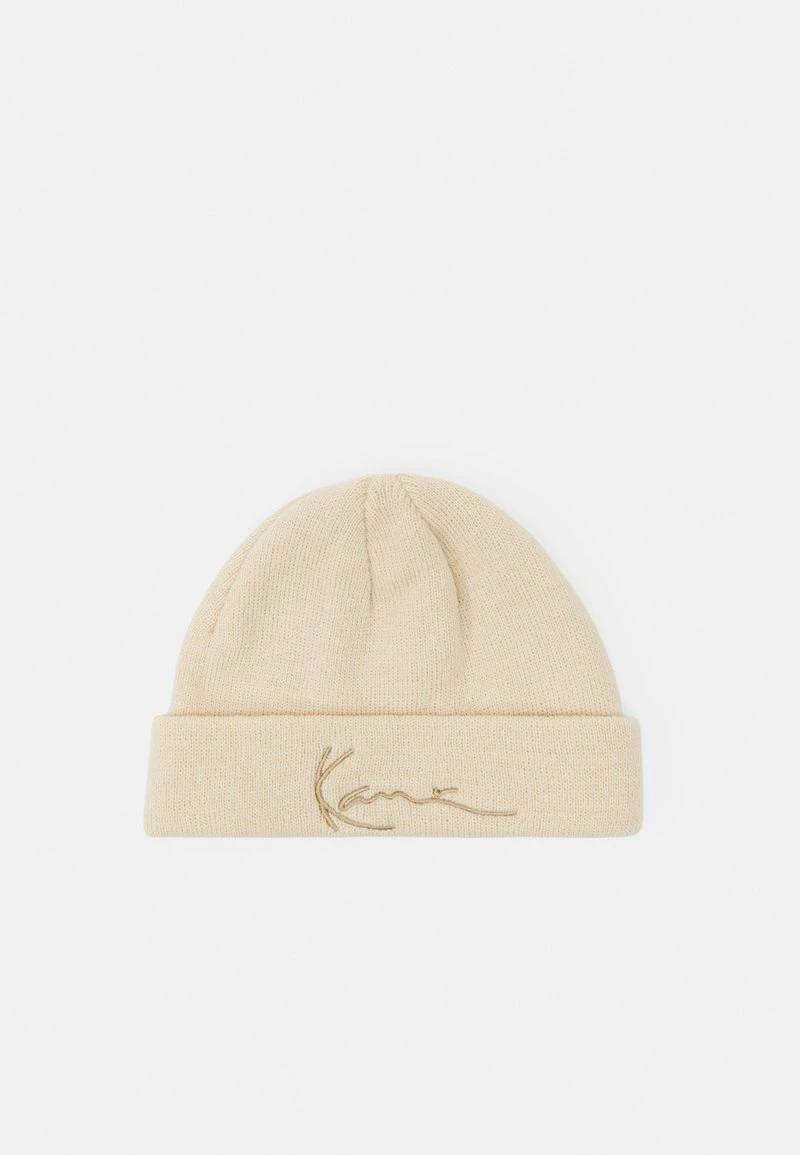 Karl Kani SIGNATURE FINE FISHERMAN BEANIE UNISEX - Mütze - Cream 3 Karl Kani SIGNATURE FINE FISHERMAN BEANIE UNISEX - Mütze - Cream