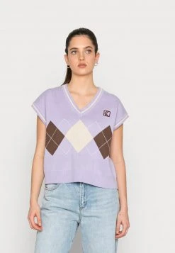 Karl Kani VEST - Strickpullover - Purple, Damen