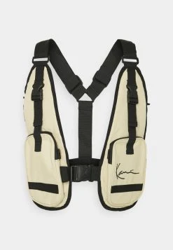 Karl Kani SIGNATURE UTILITY VEST BAG UNISEX - Umhängetasche - Sand