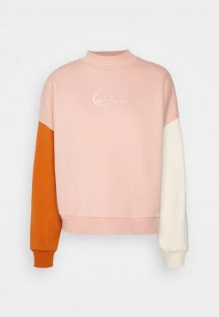 Karl Kani SMALL SIGNATURE BLOCK CREW - Sweatshirt - Rose, Damen -Outlet KARL KANI Store 973f5c874f934c469ad471d3ac25aab7
