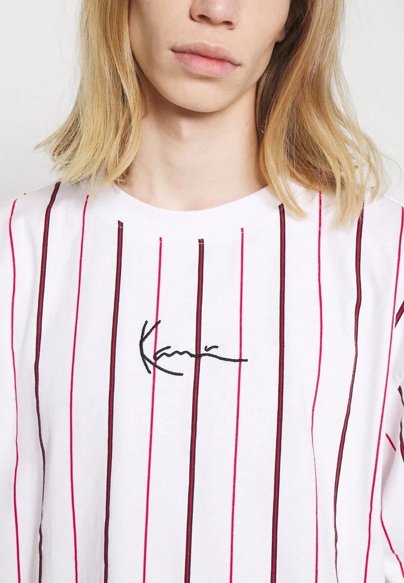 Karl Kani SMALL SIGNATURE PINSTRIPE TEE - T-Shirt Print - White, Herren 8 Karl Kani SMALL SIGNATURE PINSTRIPE TEE - T-Shirt Print - White, Herren – Bild 6