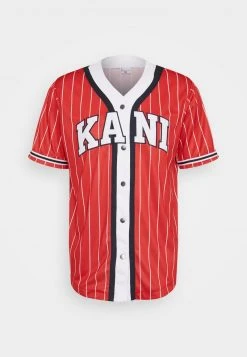 Karl Kani SERIF BASEBALL SHIRT - Hemd - Red, Herren -Outlet KARL KANI Store 98ca99a399e74ecfb307457a088407b7