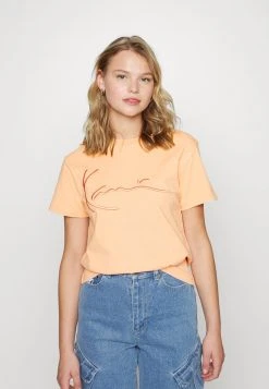 Karl Kani SIGNATURE TEE - T-Shirt Print - Orange, Damen