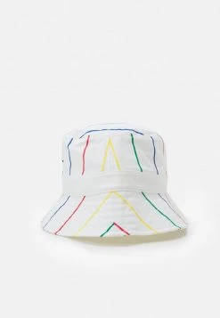 Karl Kani SIGNATURE PINSTRIPE BUCKET HAT UNISEX - Hut - White -Outlet KARL KANI Store 9979c7b05d014e8a8978c5dacda28480