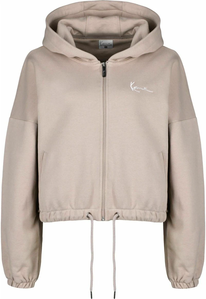 Karl Kani Sweatjacke - Taupe, Damen 3 Karl Kani Sweatjacke - Taupe, Damen