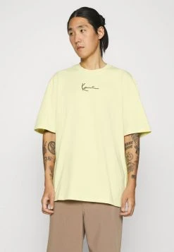 Karl Kani UNISEX SMALL SIGNATURE TEE - T-Shirt Print - Light Yellow
