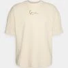 Karl Kani SMALL SIGNATURE HEAVY TEE UNISEX - T-Shirt Basic - Cream 1 Karl Kani SMALL SIGNATURE HEAVY TEE UNISEX - T-Shirt Basic - Cream -Outlet KARL KANI Store 9a88658759034a54b2b195d5b81e4e00