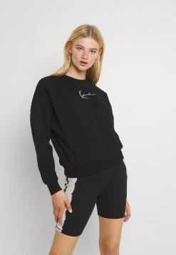 Karl Kani SMALL SIGNATURE CREW - Sweatshirt - Black, Damen