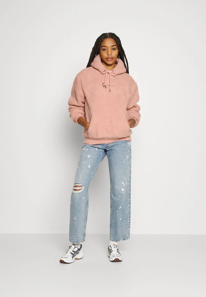 SIGNATURE HOODIE - Kapuzenpullover - rose Karl Kani SIGNATURE HOODIE - Kapuzenpullover - Rose, Damen -Outlet KARL KANI Store 9bfb925bc8174149ad6a31a4132c4d91