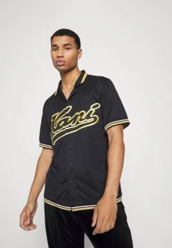 Karl Kani VARSITY BASEBALL - Hemd - Black, Herren