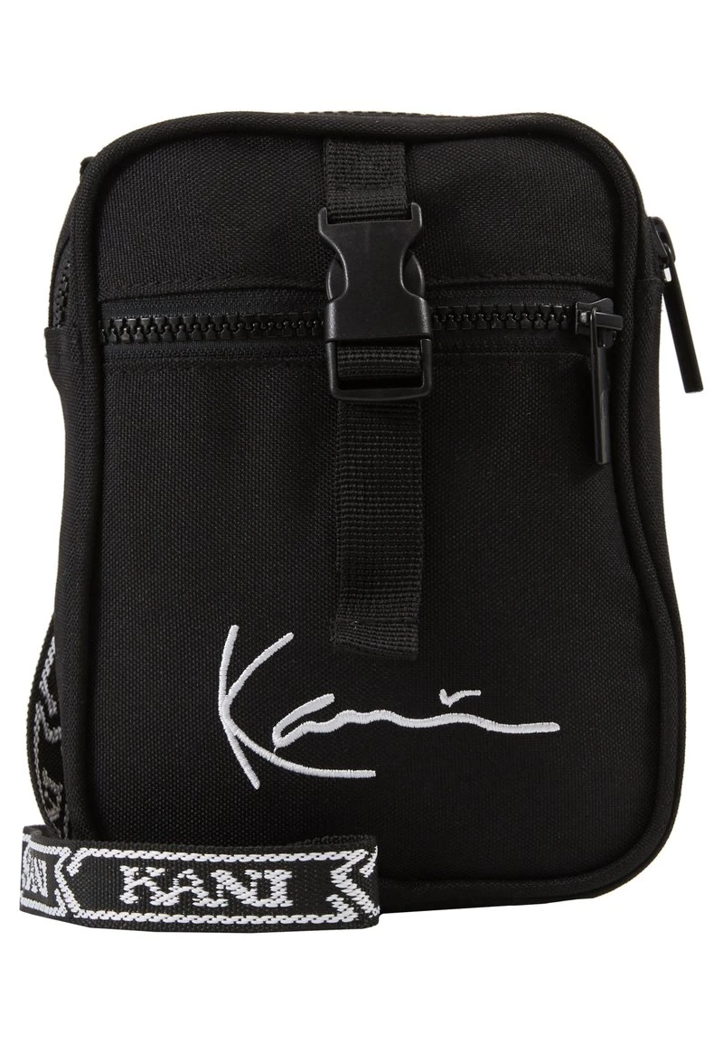 Karl Kani SIGNATURE TAPE MESSENGER BAG - Umhängetasche - Black/white, Unisex 4 Karl Kani SIGNATURE TAPE MESSENGER BAG - Umhängetasche - Black/white, Unisex – Bild 2