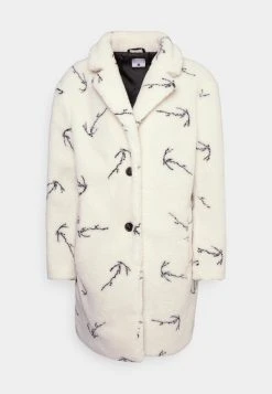 Karl Kani SIGNATURE LOGO TEDDY - Wintermantel - Cream, Damen -Outlet KARL KANI Store 9da95da668ac49a680ffe96252d67160