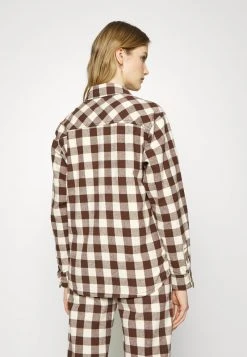 Karl Kani CHEST SIGNATURE FLANNEL - Hemdbluse - Sand/brown, Damen 4 Karl Kani CHEST SIGNATURE FLANNEL - Hemdbluse - Sand/brown, Damen -Outlet KARL KANI Store 9e00f1029fab436da38542a527b1cc1a