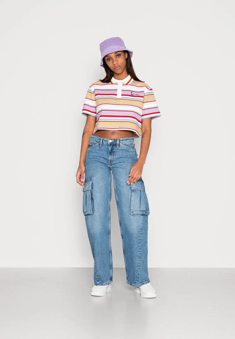 Karl Kani CHEST SIGNATURE SHORTTEE - Poloshirt - Multicolor, Damen 4 Karl Kani CHEST SIGNATURE SHORTTEE - Poloshirt - Multicolor, Damen – Bild 2