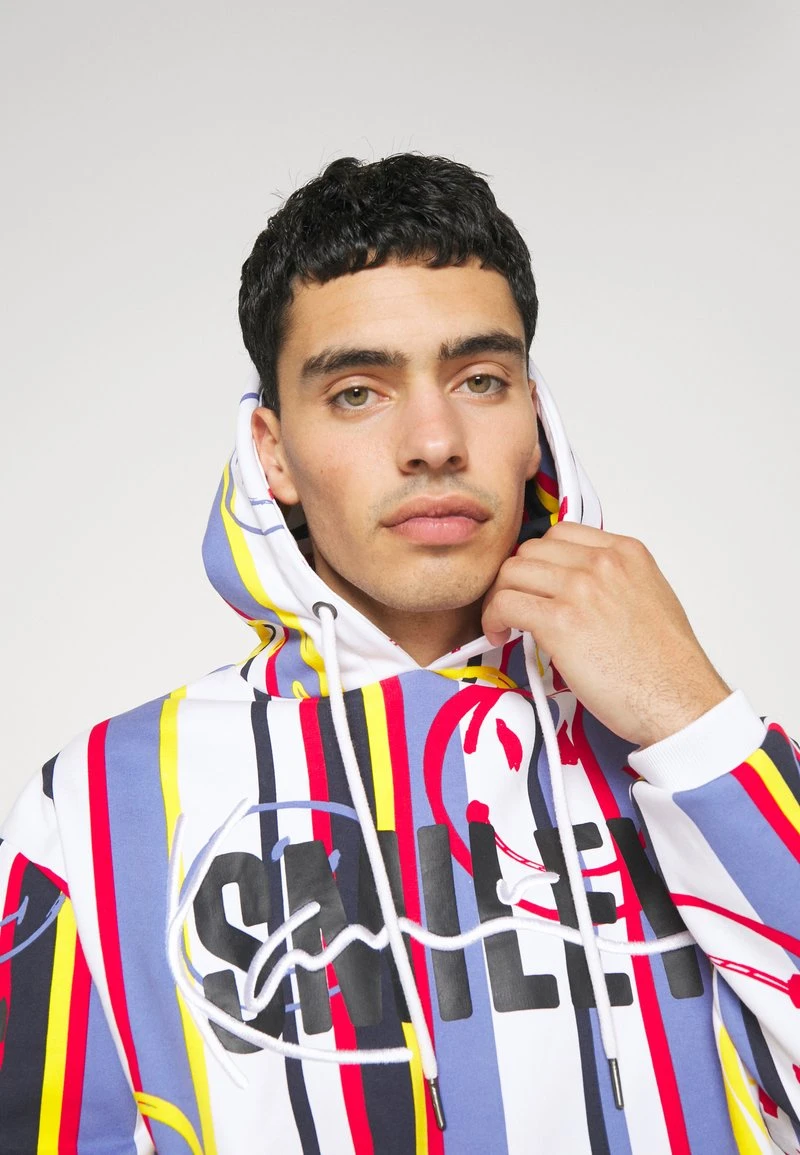 KARL KANI X SMILEY® SIGNATURE STRIPE HOODIE UNISEX - Kapuzenpullover - multicolor KARL KANI X SMILEY® SIGNATURE STRIPE HOODIE UNISEX - Kapuzenpullover - Multicolor -Outlet KARL KANI Store 9e137223af5a41fcad62f010be514c9b