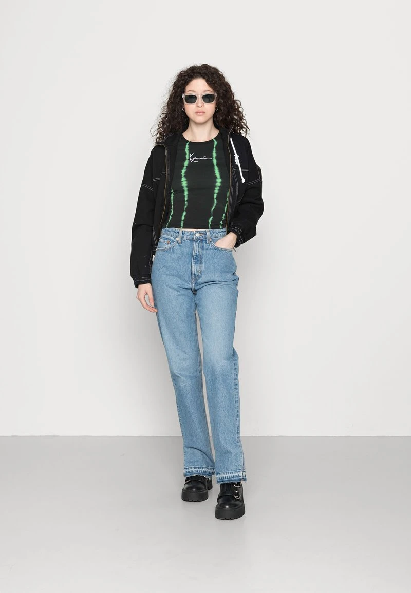 Karl Kani SMALL SIGNATURE TIE DYE SHORT TEE - T-Shirt Print - Black, Damen 4 Karl Kani SMALL SIGNATURE TIE DYE SHORT TEE - T-Shirt Print - Black, Damen – Bild 2