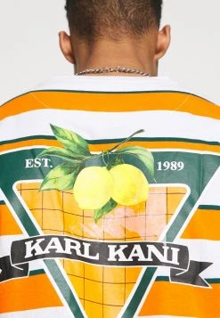 Karl Kani SMALL SIGNATURE STRIPE TEE UNISEX - T-Shirt Print - Orange -Outlet KARL KANI Store 9edfca54a9da42da825ad09414c1dc5a