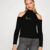 Karl Kani SMALL SIGNATURE CUTOUT TURTLE NECK - Langarmshirt - Black, Damen 1 Karl Kani SMALL SIGNATURE CUTOUT TURTLE NECK - Langarmshirt - Black, Damen -Outlet KARL KANI Store 9ef4e207c0974da89816117b7de6e3a6