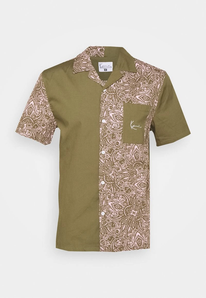 Karl Kani CHEST SIGNATURE PAISLEY BLOCK RESORT SHIRT - Hemd - Sand, Herren 6 Karl Kani CHEST SIGNATURE PAISLEY BLOCK RESORT SHIRT - Hemd - Sand, Herren – Bild 4