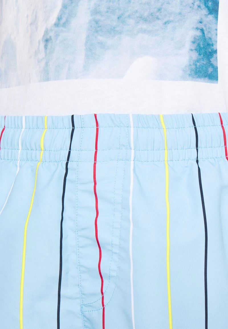 Karl Kani SIGNATURE PINSTRIPE - Shorts - Light Blue, Herren 8 Karl Kani SIGNATURE PINSTRIPE - Shorts - Light Blue, Herren – Bild 6