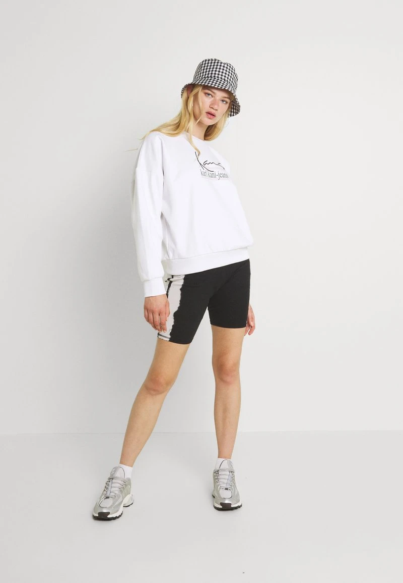SIGNATURE CREW - Sweatshirt - white Karl Kani SIGNATURE CREW - Sweatshirt - White, Damen -Outlet KARL KANI Store a1a8829cd3a2482fb48428309dddc8c7