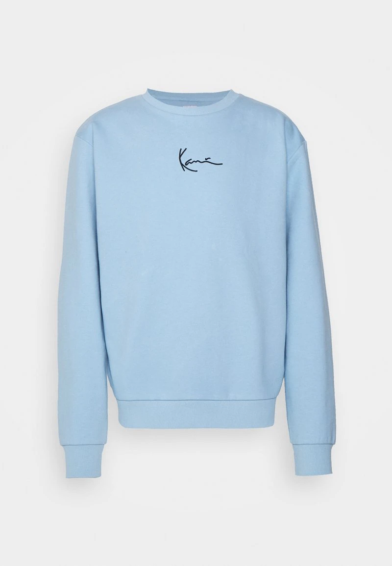 SMALL SIGANTURE CREW UNISEX - Sweatshirt - light blue Karl Kani SMALL SIGANTURE CREW UNISEX - Sweatshirt - Light Blue -Outlet KARL KANI Store a270a57fd7fb47279f638d91f91ff997