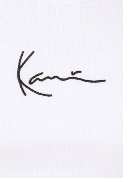 Karl Kani SIGNATURE CROP - Top - White, Damen -Outlet KARL KANI Store a29ec1749d6e4234b23eafdea796b0a7