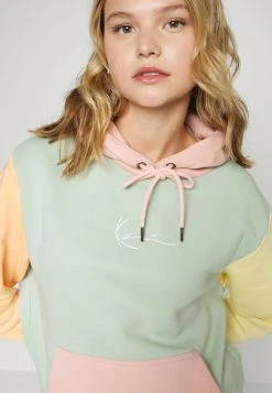 Karl Kani SMALL SIGNATURE BLOCK HOODIE - Sweatshirt - Dusty Green, Damen 6 Karl Kani SMALL SIGNATURE BLOCK HOODIE - Sweatshirt - Dusty Green, Damen -Outlet KARL KANI Store a2e01f5cbe4546db84e8d6b5b8cddf95