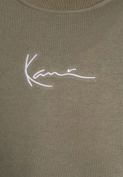Karl Kani SMALL SIGNATURE PATCHWORK CREW UNISEX - Sweatshirt - Dark Green -Outlet KARL KANI Store a30026641ab64ce08f81697cebba1f30