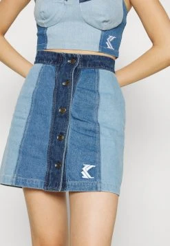 Karl Kani BLOCK SKIRT - Minirock - Blue, Damen -Outlet KARL KANI Store a39b5839878d48b4ac1e6f64dfec58b1