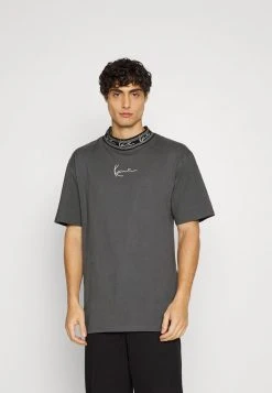 Karl Kani SMALL SIGNATURE TAPE TEE UNISEX - T-Shirt Print - Black